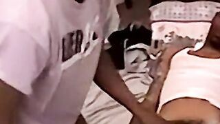Big cock sucking precedes a steamy facial for an amateur