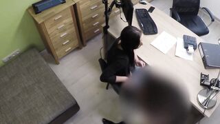 Gorgeous Kristy Black surrenders her narrow pussy to a loan agent