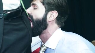 Bearded Danni Robles pounds his ass in a doggy style by hot Sir Peter