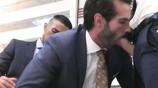 Hot Dani Robles sucked cock while getting banged in the ass by sexy Klein Kerr
