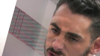 Hot Dani Robles sucked cock while getting banged in the ass by sexy Klein Kerr