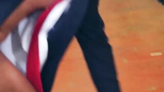 Hot ass banging in the warehouse by suited Diego Summers and Ruslan Angelo