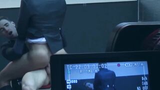 Suited Emir Boscatto sucked dicked and ass fucked by hottie Kayden Gray