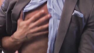 Inked Carter Dane shoved hard the butthole of sexy Klein Kerr