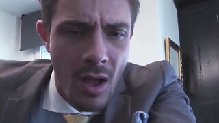 Inked Carter Dane shoved hard the butthole of sexy Klein Kerr