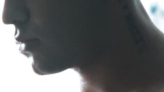 Muscular Phillipe Massa jacked his cock after his sweaty workout