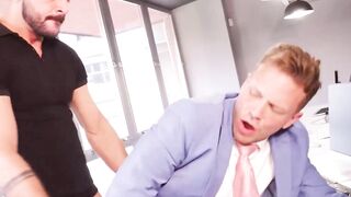 Hunky Ethan Chase fingered and rammed the smooth hole of sexy Sir Peter