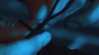 Muscular Tony D Angelo let his cock sucked in the glory hole by Rocky Vallarta