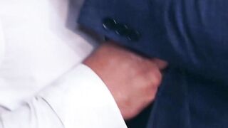 Salesman Diego Reyes fingered and fucked hard by his boss Sir Peter