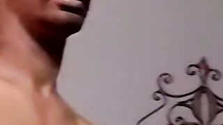 Black dude drops by to get some throat and feed me his cum