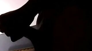 Nervous young boy strokes his hard rock BBC on cam