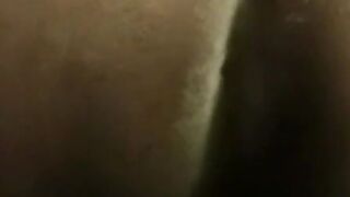 Black dude takes huge load of cum deep inside his ass