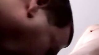 Straight dude lets me suck his BBC and fed me his cum