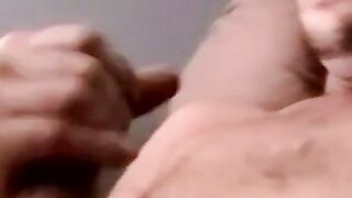 Richards soft dick getting rock hard with each stroke