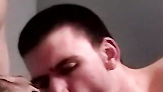 I got my ass fucked raw while sucking another thick cock