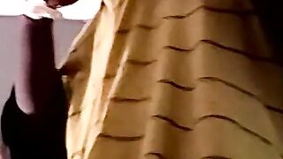 Nervous Isaac gets comfortable wanking off his BBC