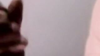 Nervous Isaac gets comfortable wanking off his BBC