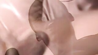 Boogie rubs a huge cumload out his BBC after stroking