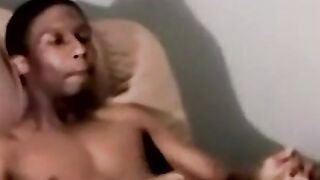Boogie rubs a huge cumload out his BBC after stroking