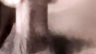 Boogie rubs a huge cumload out his BBC after stroking