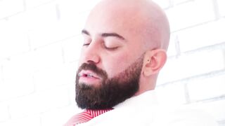 Rough face fucking on a valentines day by suited Bruno Max and Manuel Reyes