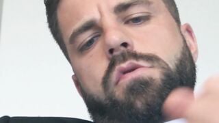 Handsome Hector De Silva rubbed his hole while jacking his big cock