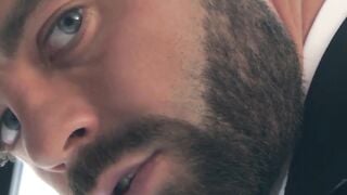 Handsome Hector De Silva rubbed his hole while jacking his big cock