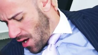 Sexy Pol Prince arched his back for a deep ass ramming by hot Gustavo Cruz