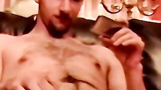 Two handsome guys hot barebacking