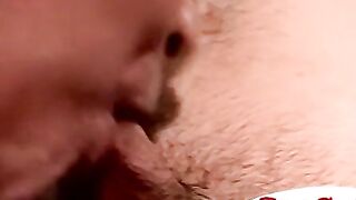 Straight Inked boy grants GFs wish he mouthfucks a gay dude