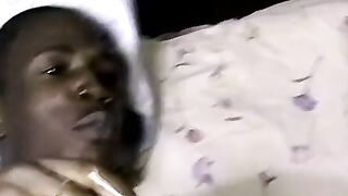 Hot JBone drops a thickload after wanking off his black cock