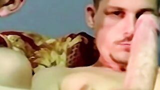 Hot daddy join two friends during their jerk off session