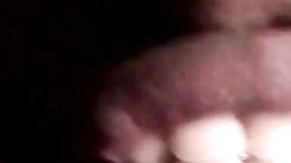 Thick juices spilled from stroking young boys big black cock