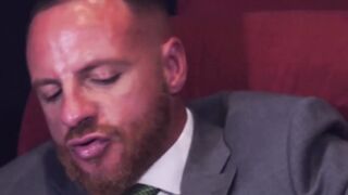 Handsome Bastian Karim deeply fucked in a missionary position by bearded Leo Rosso