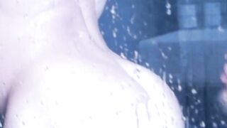 Wet ass drilling in the shower by hotties Coke Keller and Joe Gillis