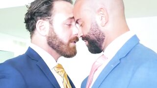 Hunk Bruno Max and Logan Moore both enjoyed their anal fucking session