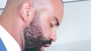 Hunk Bruno Max and Logan Moore both enjoyed their anal fucking session
