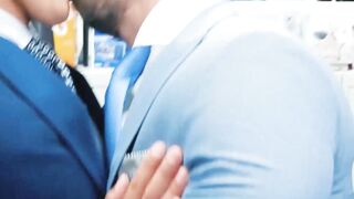Hottie Bastian Karim took a wild ass pounding by bearded Diego Reyes