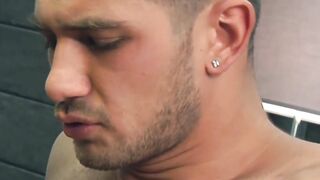 Suited Landon Conrad buried his cock into the hole of cutie Dato Foland