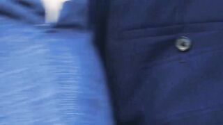 Suited Sir Peter rammed the bubble butt of muscular Javi Gray