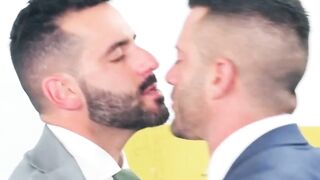 Hunky Andy Star fucked hard during an interview with his boss Massimo Arad