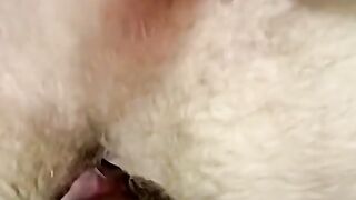 White guy enjoys blowjob as he drinks