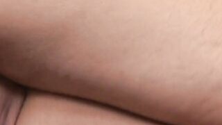 BIgbooty TS hunny anal riding BF's cock