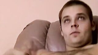 Handsome lad shows off his amazing body and dick