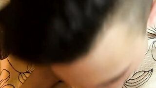 Horny Jake Washington wants to unload his balls inside his friends mouth