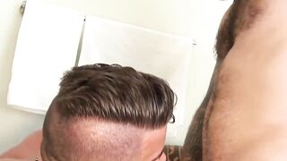 Horny Jon Shield barebacks Dolf Dietrich in the shower