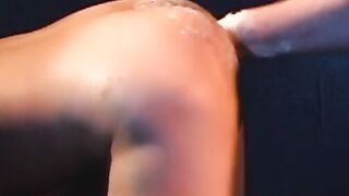 He works Hernando's hole with slow skill, till finally, it's open so wide you could m