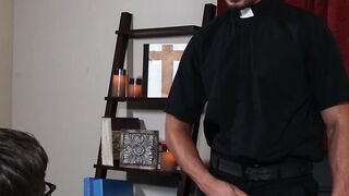 My dirty secret is safe with beefy father Matheuz Henk if I spread my legs for his di