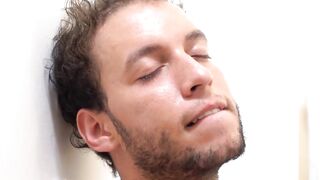 Cute twink drilled bareback after taboo stepfamily fingering