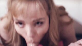 Small tits babe Aliya Brynn rides hard cock reverse cowgirl